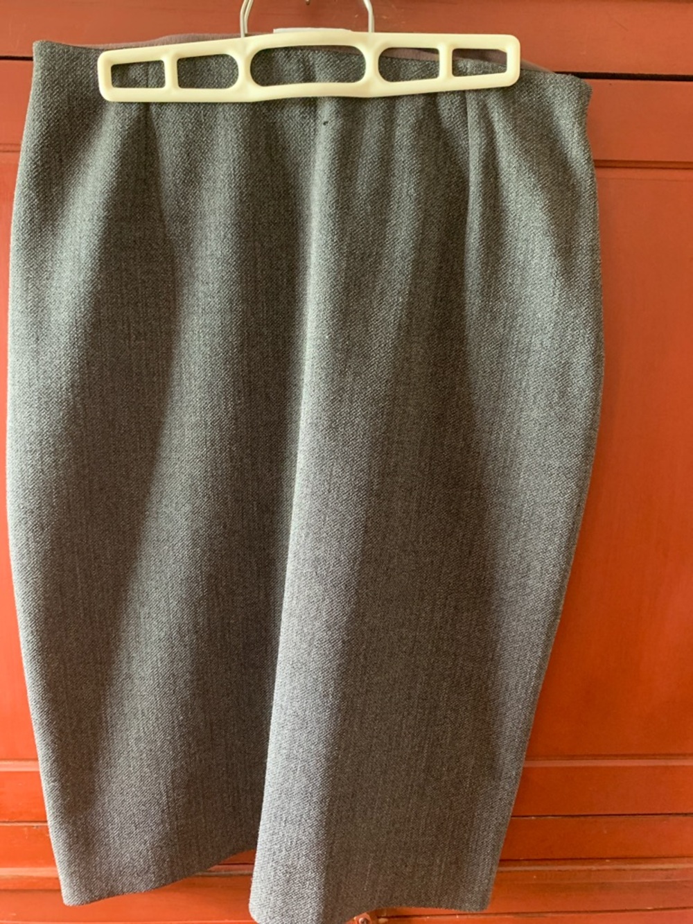 Vintage Dolce & Gabanna Knee-Length Pencil Skirt in Charcoal Gray 46